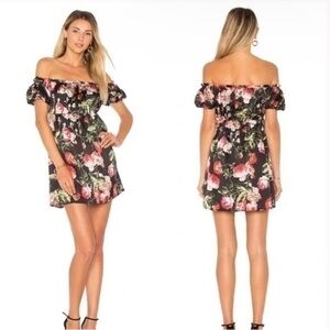 Revolve by the way floral off the shoulder mini dress
